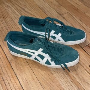 Green suede Onitsuka Tiger Mexico Delegation sneakers